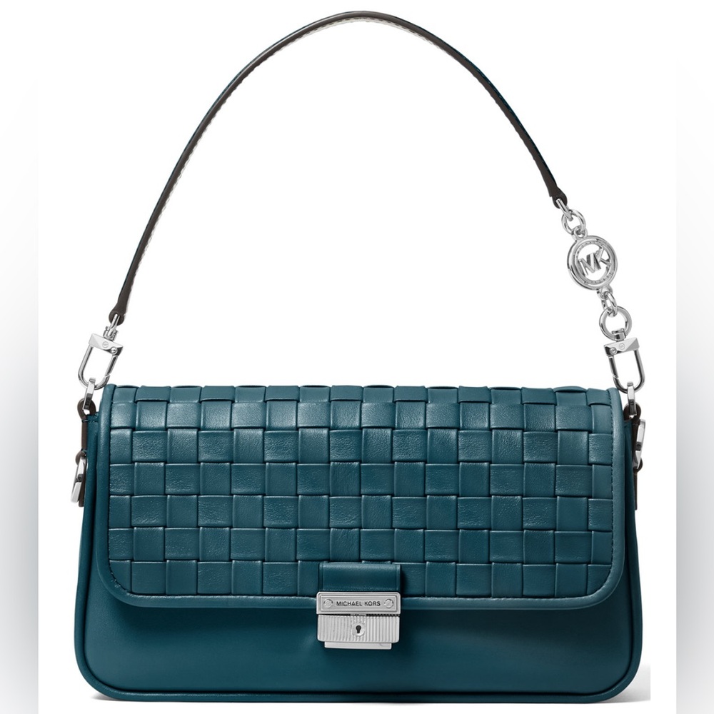 Michael Michael Kors Bradshaw Woven Leather Convertible Shoulder Bag